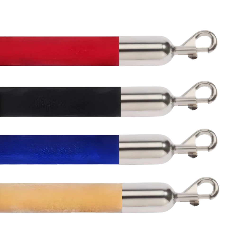 1.5 Inch Velour Stanchion Rope | 4 Ft to 12 Ft