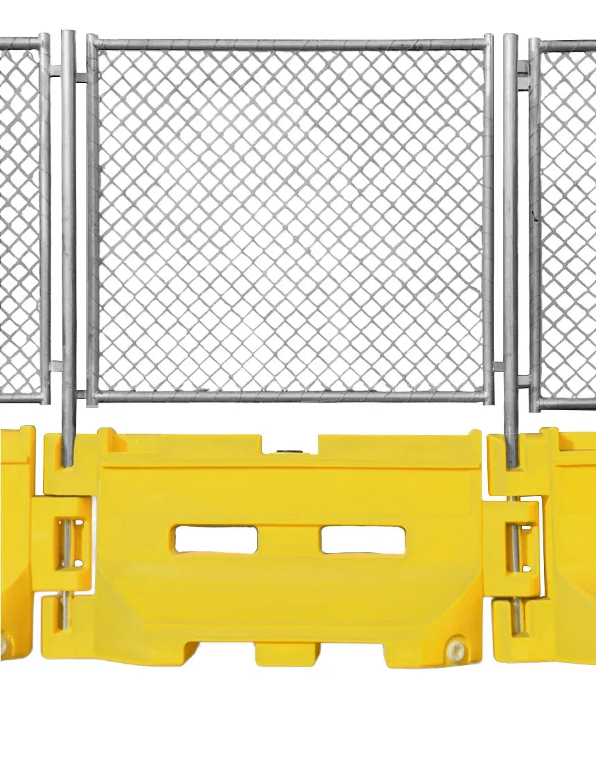 36" Interlocking Water-Filled Construction Barrier – Plastic Traffic Divider