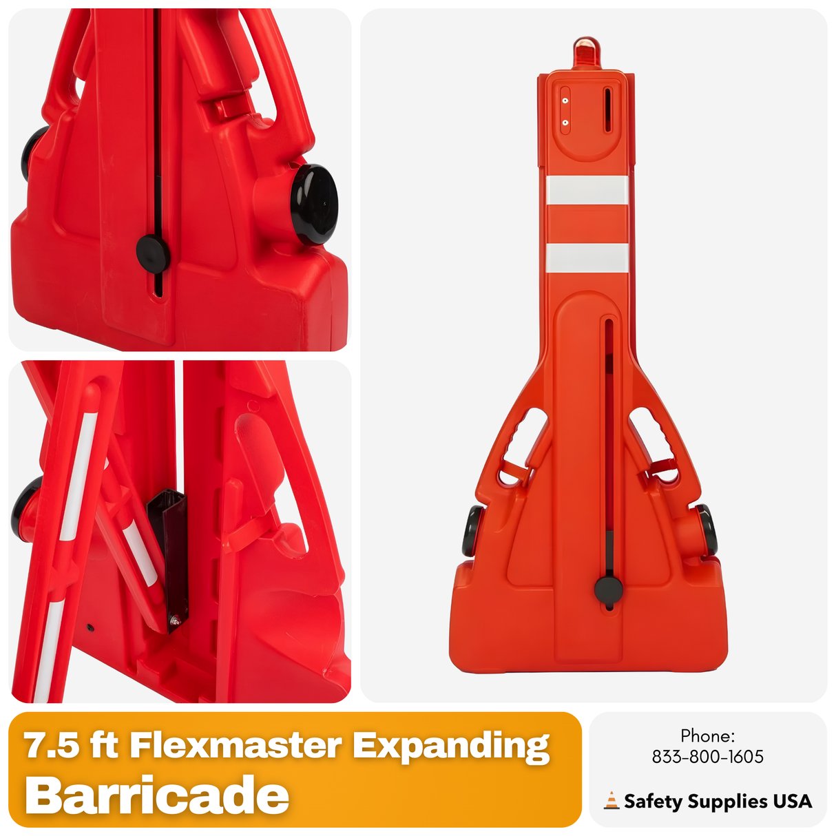 FlexMaster Expanding Barricade 7.5 Ft
