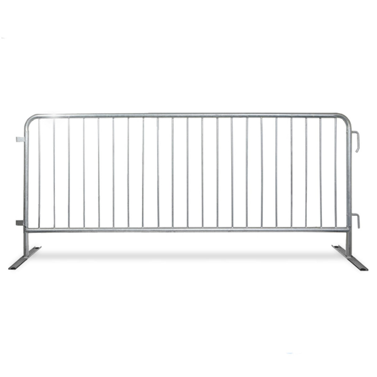 8.5 Foot Heavy Duty Steel Crowd Control Barricade - Galvanized