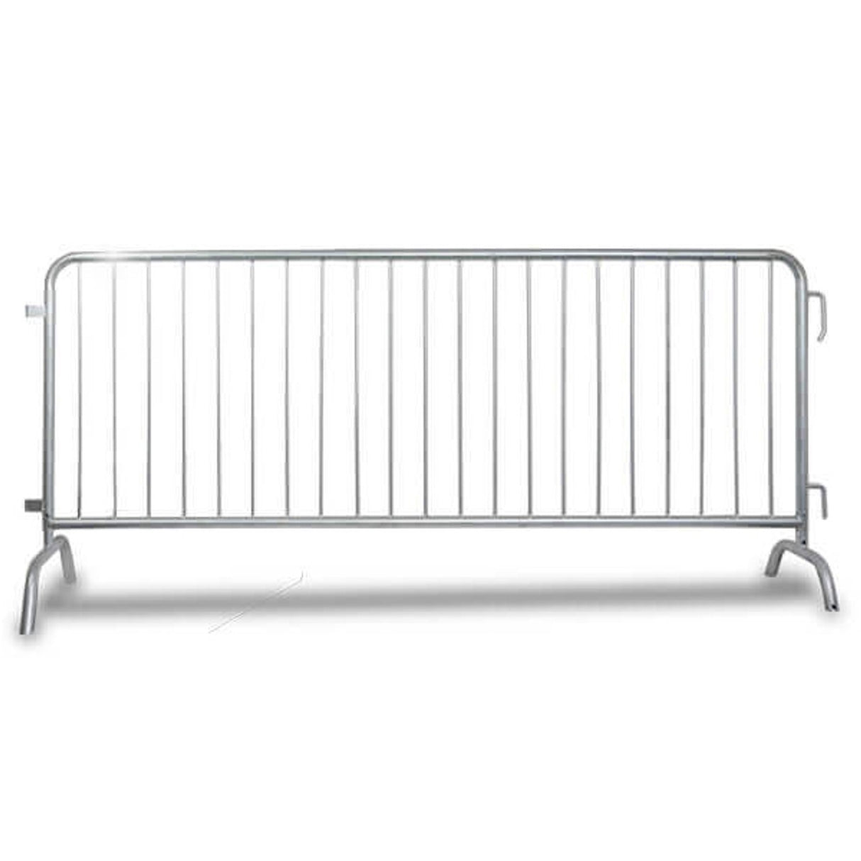 8.5 Foot Heavy Duty Steel Crowd Control Barricade - Galvanized