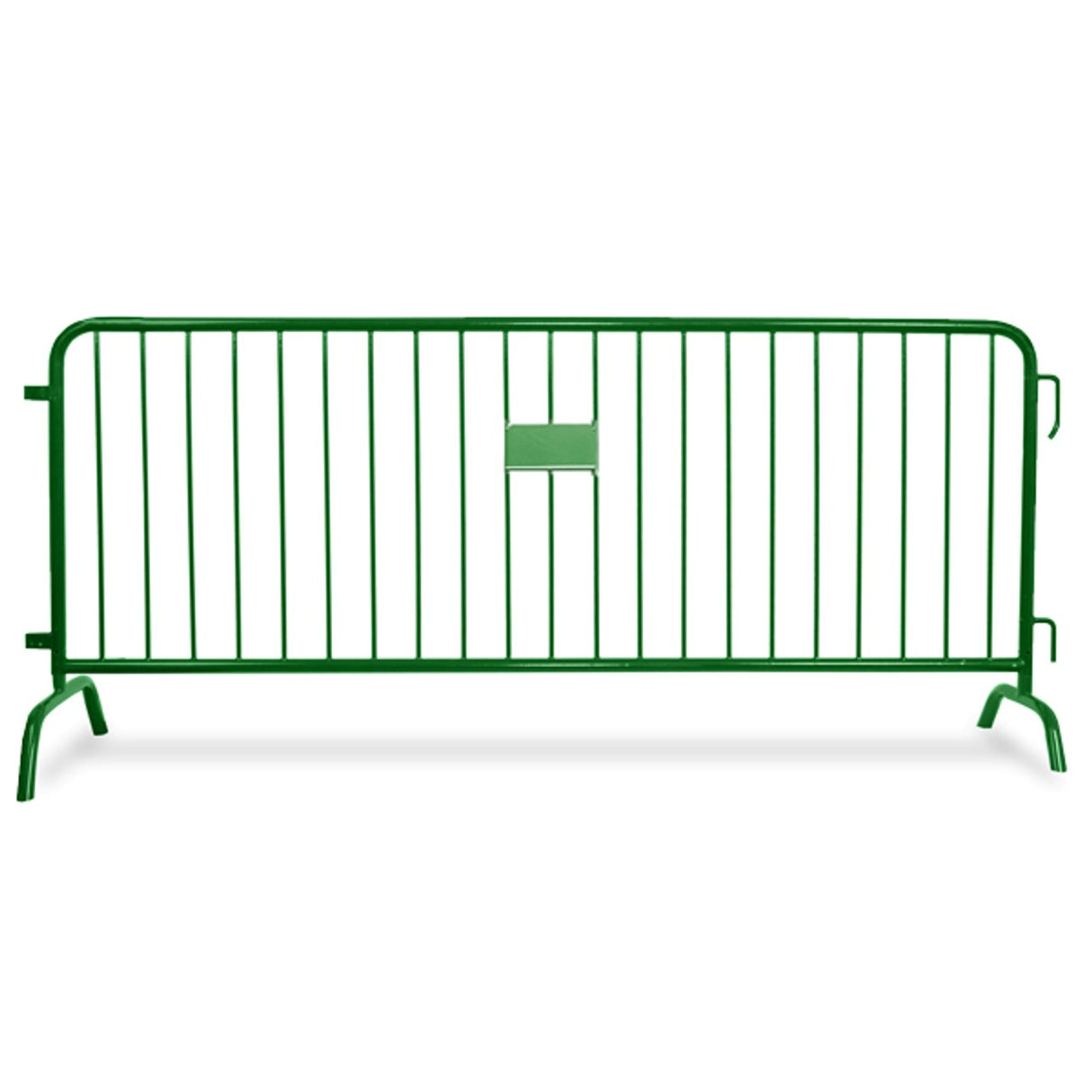 8.5 Foot Heavy Duty Steel Crowd Control Barricade - Green