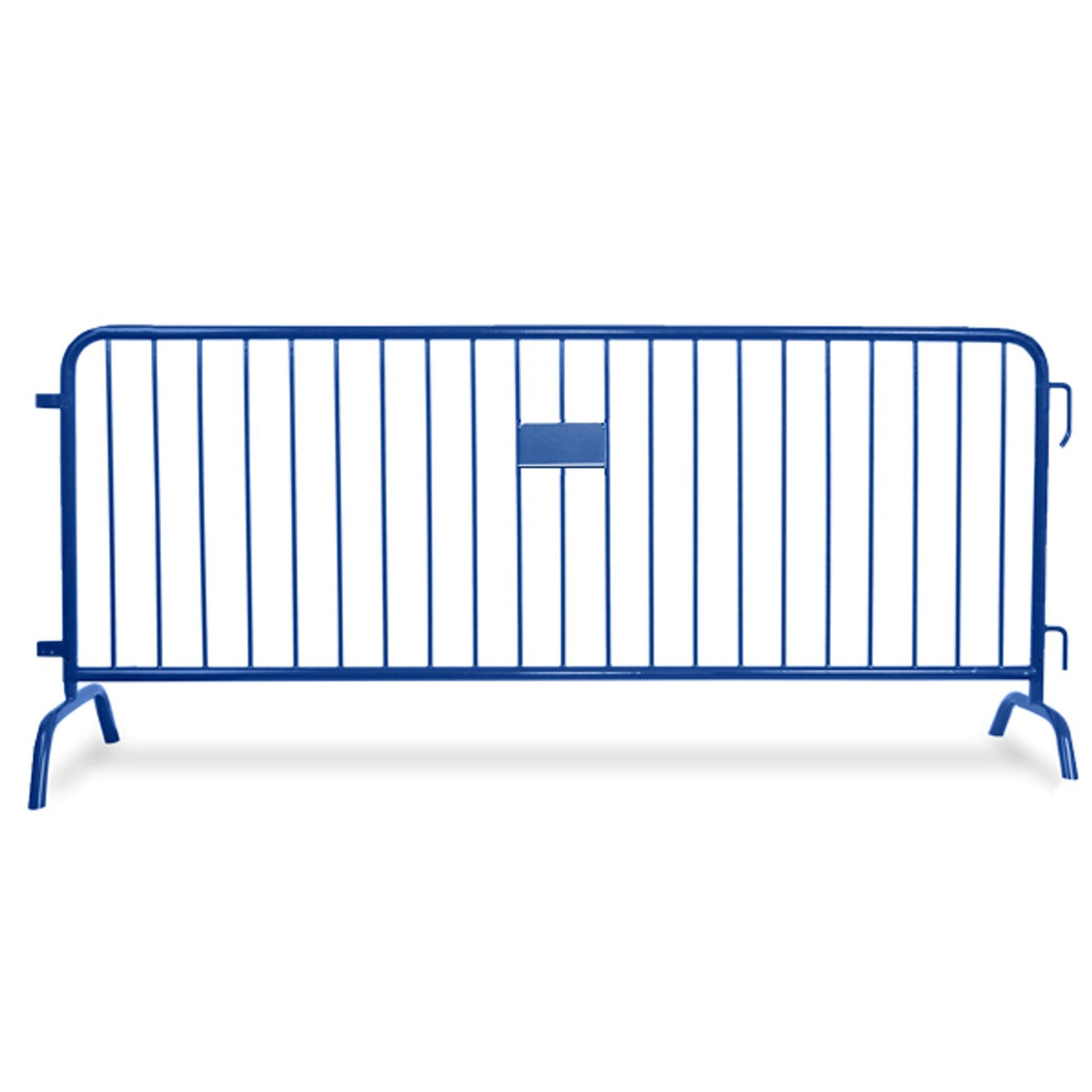 8.5 Foot Heavy Duty Steel Crowd Control Barricade - Blue
