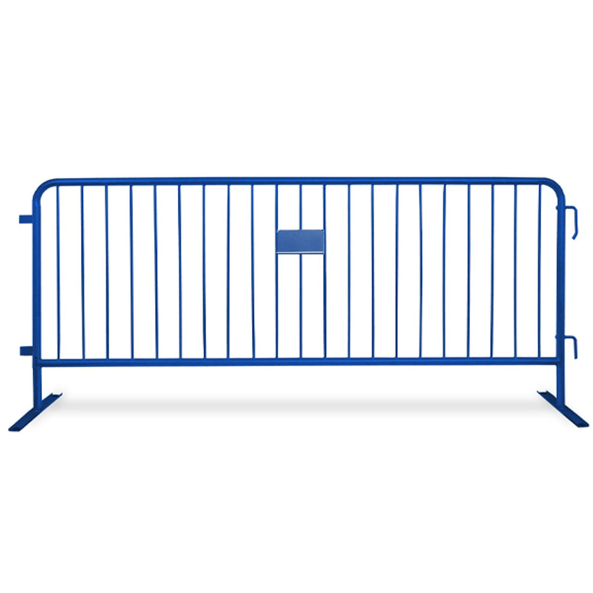 8.5 Foot Heavy Duty Steel Crowd Control Barricade - Blue