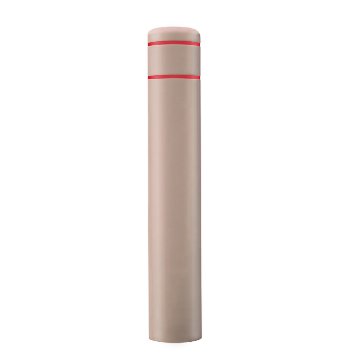 10 7/8-Inch x 60-Inch Bollard Cover with Reflective Stripes