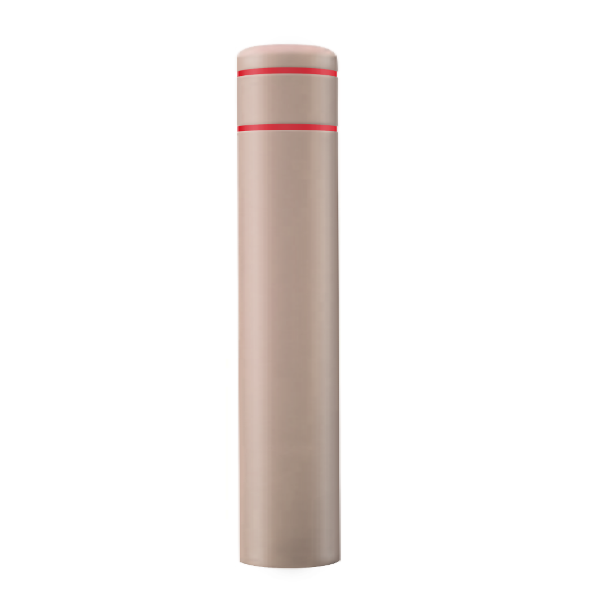 12 3/4-Inch x 60-Inch Bollard Cover with Reflective Stripes