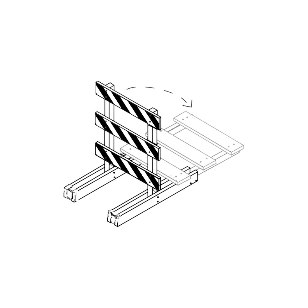 Break-Away Type III Barricade