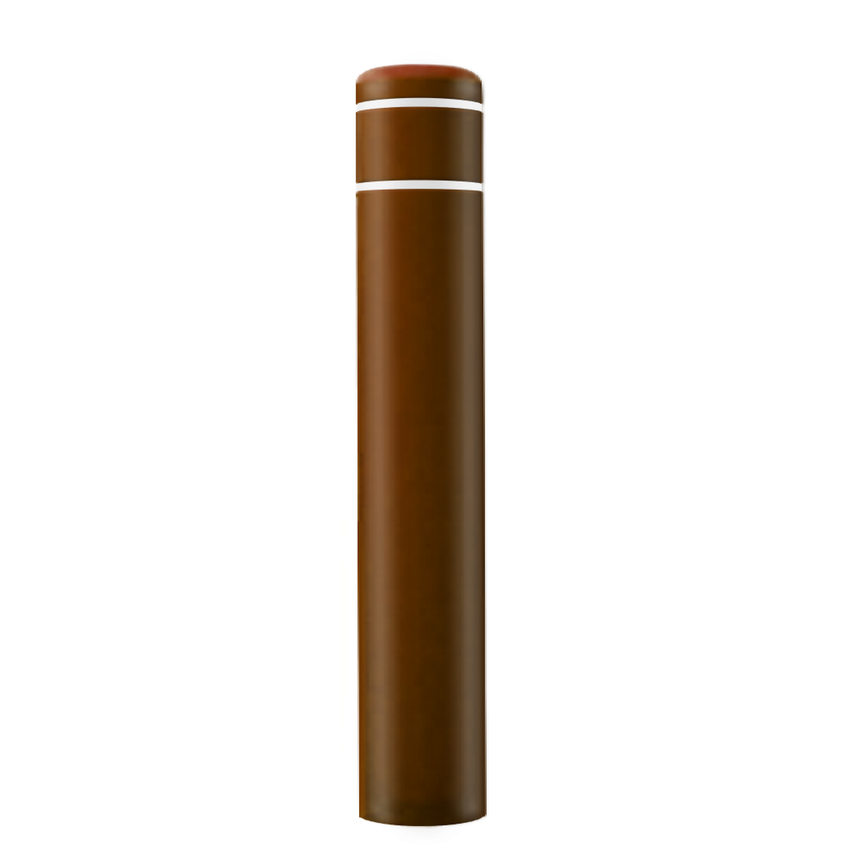 10 7/8-Inch x 60-Inch Bollard Cover with Reflective Stripes