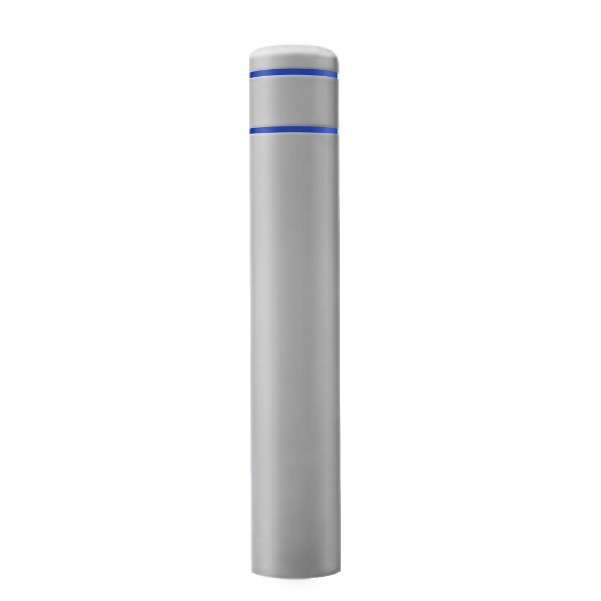 10 7/8-Inch x 60-Inch Bollard Cover with Reflective Stripes