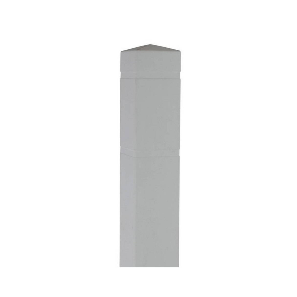 4.5 Inch Square Bollard Cover with Reflective Stripes