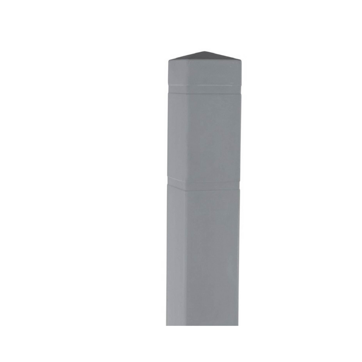 4.5 Inch Square Bollard Cover with Reflective Stripes