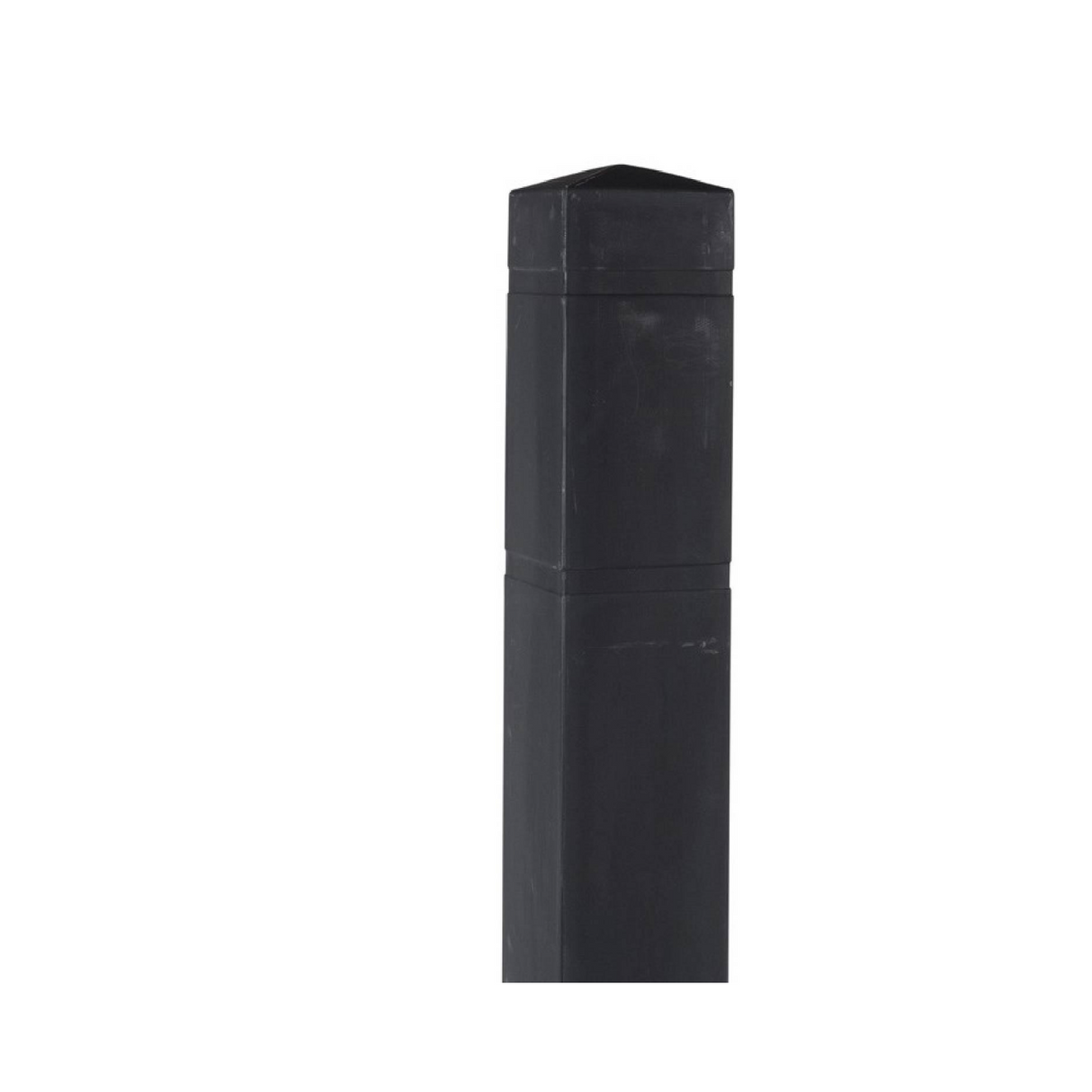 4.5 Inch Square Bollard Cover with Reflective Stripes