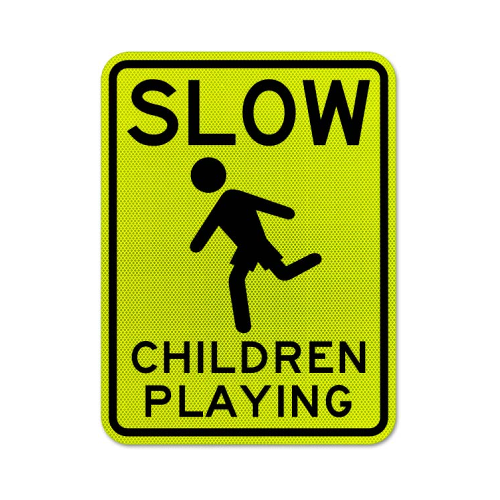 Slow Children Playing Sign