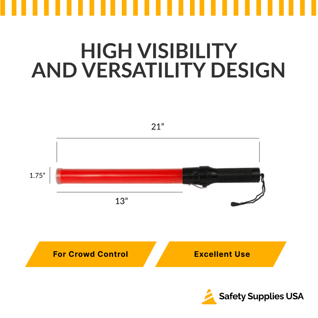 LED Traffic Wands