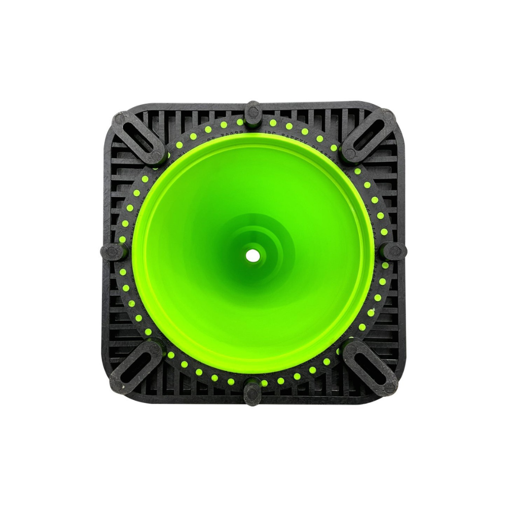 100 Cones Bulk Pallet, 28" Lime Green Traffic Cone, 7lb Black Base, MUTCD Compliant