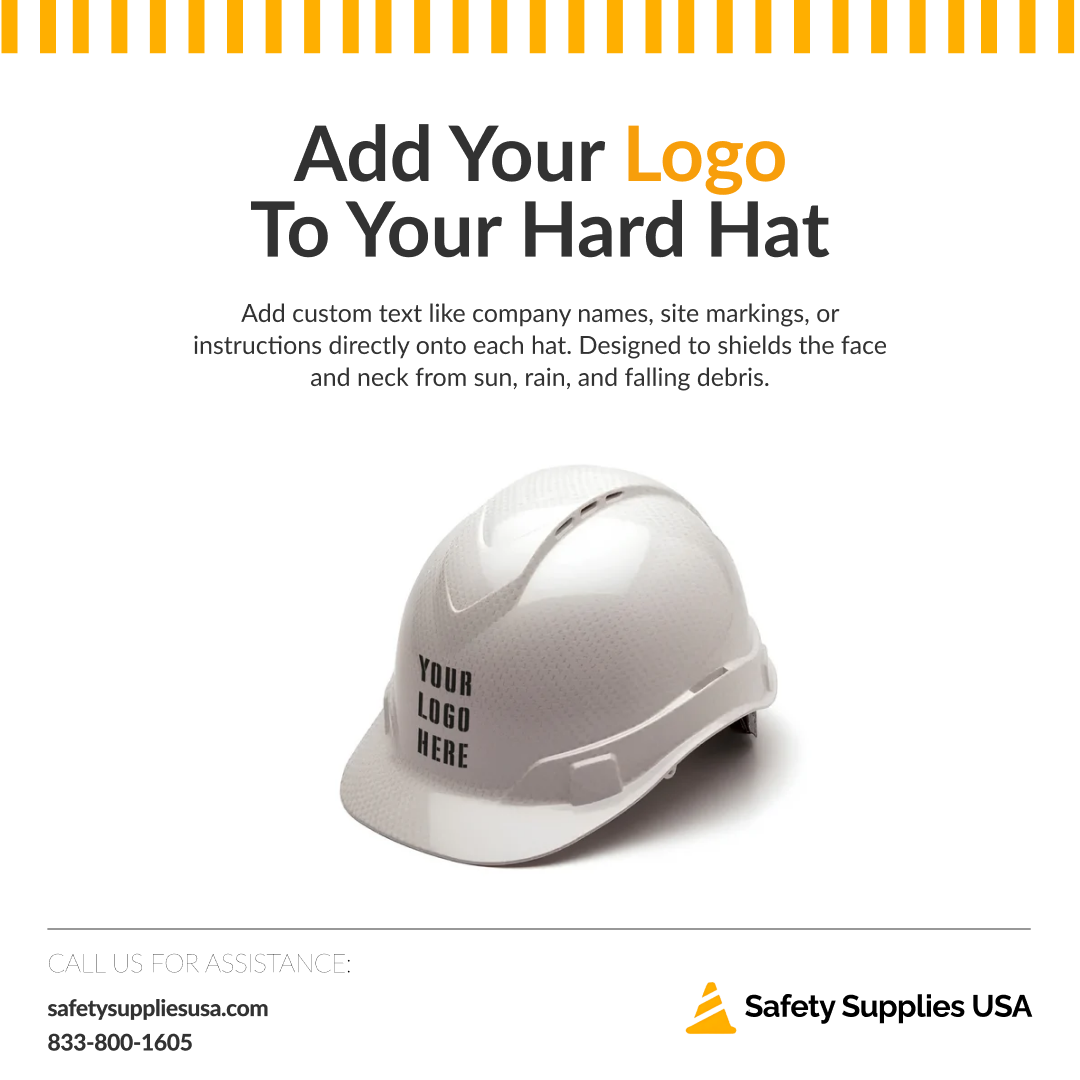 Custom Pyramex Ridgeline Hydro Dipped Cap Style Vented Hard Hat - ANSI Type 1 - Class C