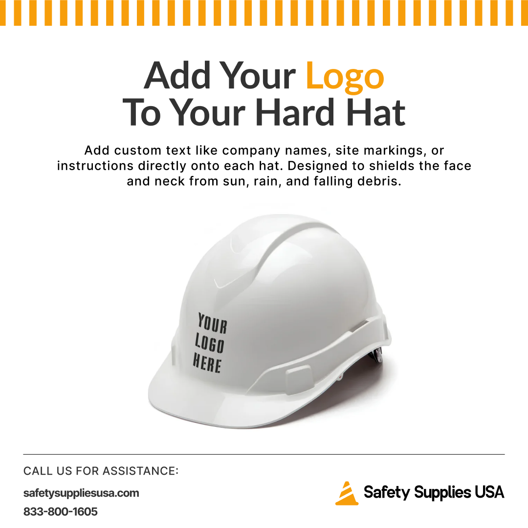 Custom Pyramex Ridgeline Cap Style Hard Hat - ANSI Type 1 - Class C, G, E
