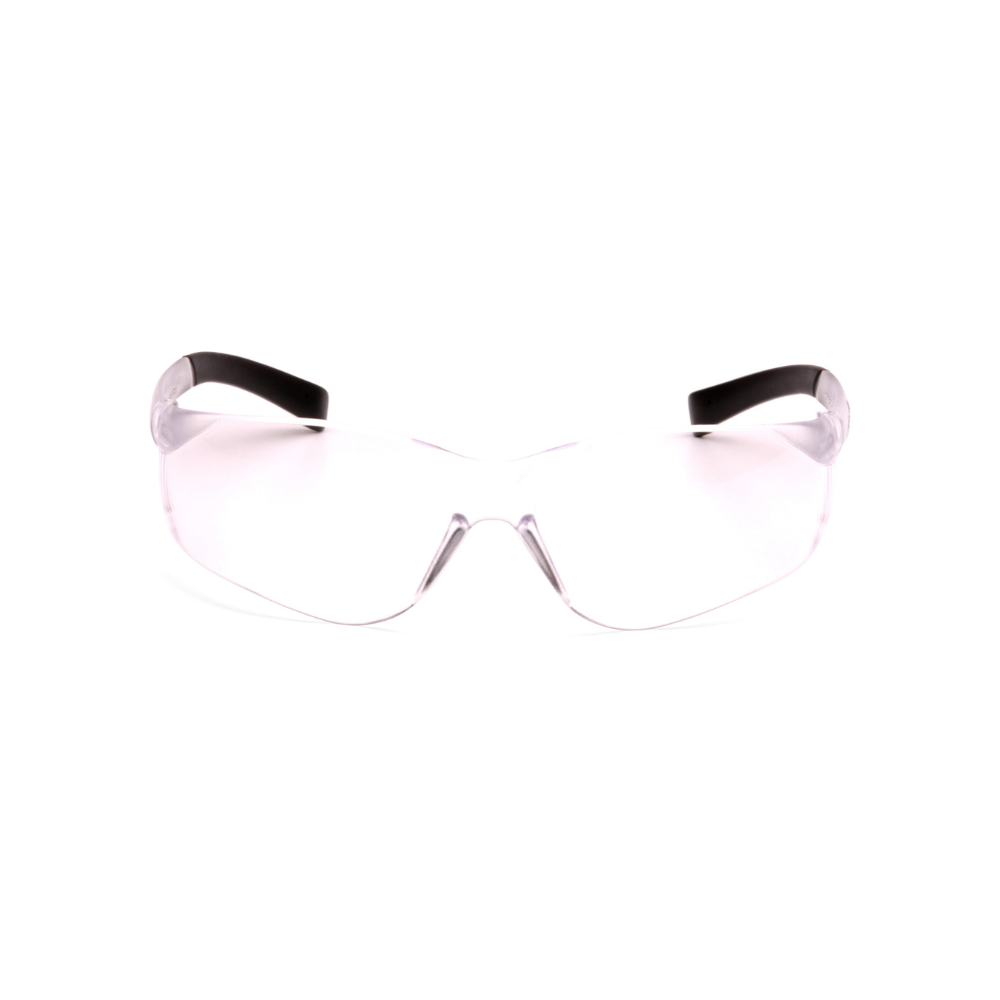 Pyramex S2510SN Clear Lens Mini Safety Glasses for Small Faces – Wraparound Protective Eyewear, Lightweight & Compact