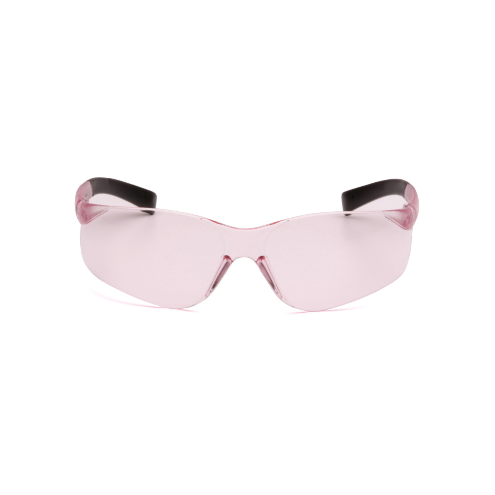 Pyramex S2517SN Pink Lens Safety Glasses for Small Faces – Wraparound Mini Protective Eyewear