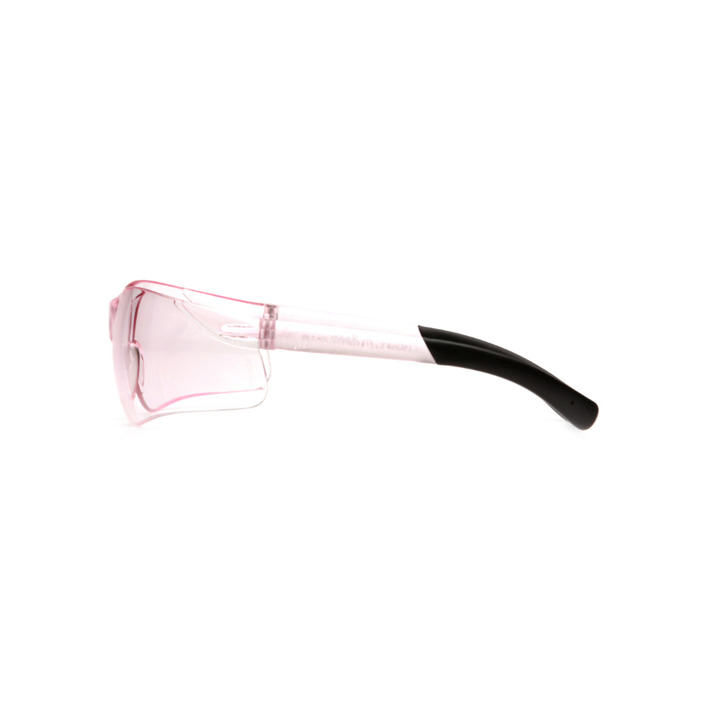 Pyramex S2517SN Pink Lens Safety Glasses for Small Faces – Wraparound Mini Protective Eyewear