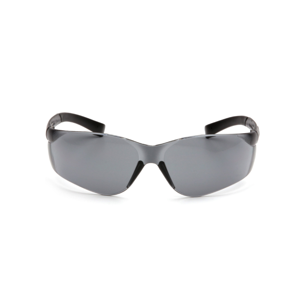 Pyramex S2520SN Gray Lens Mini Safety Glasses for Small Faces – Wraparound Lightweight Protective Eyewear