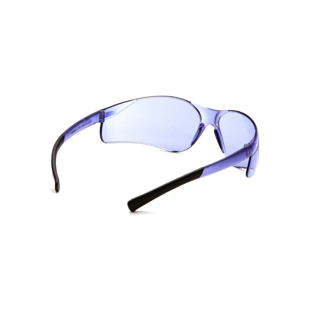 Pyramex S2565S Purple Haze Lens Safety Glasses – Wraparound Protective Eyewear with UV & Glare Control