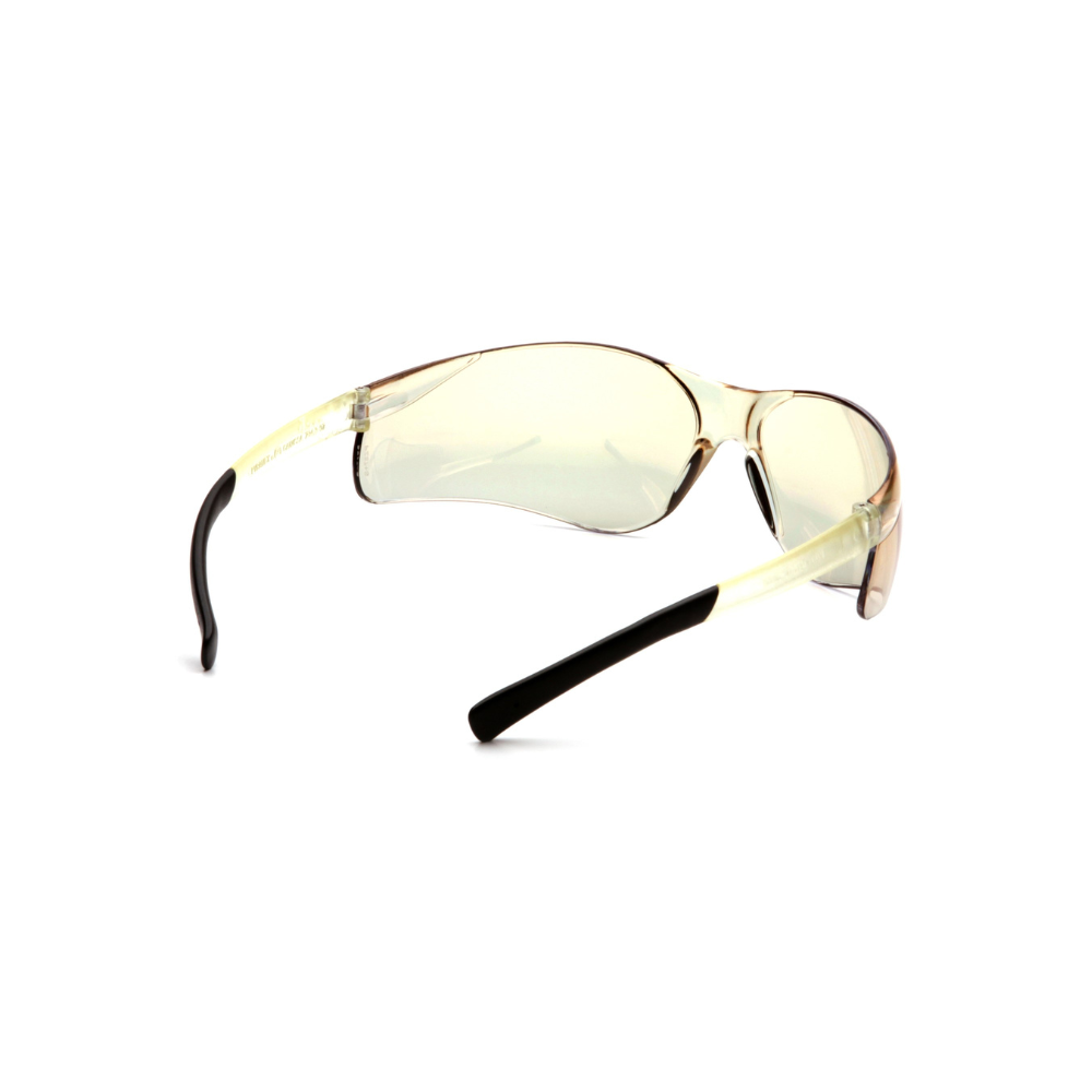 Pyramex S25ARCS Clear ARC Safety Glasses – Wraparound Anti-Scratch Protective Eyewear for Eye Safety