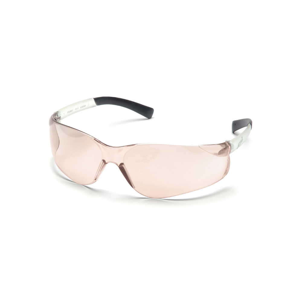 Pyramex S25ARCS Clear ARC Safety Glasses – Wraparound Anti-Scratch Protective Eyewear for Eye Safety