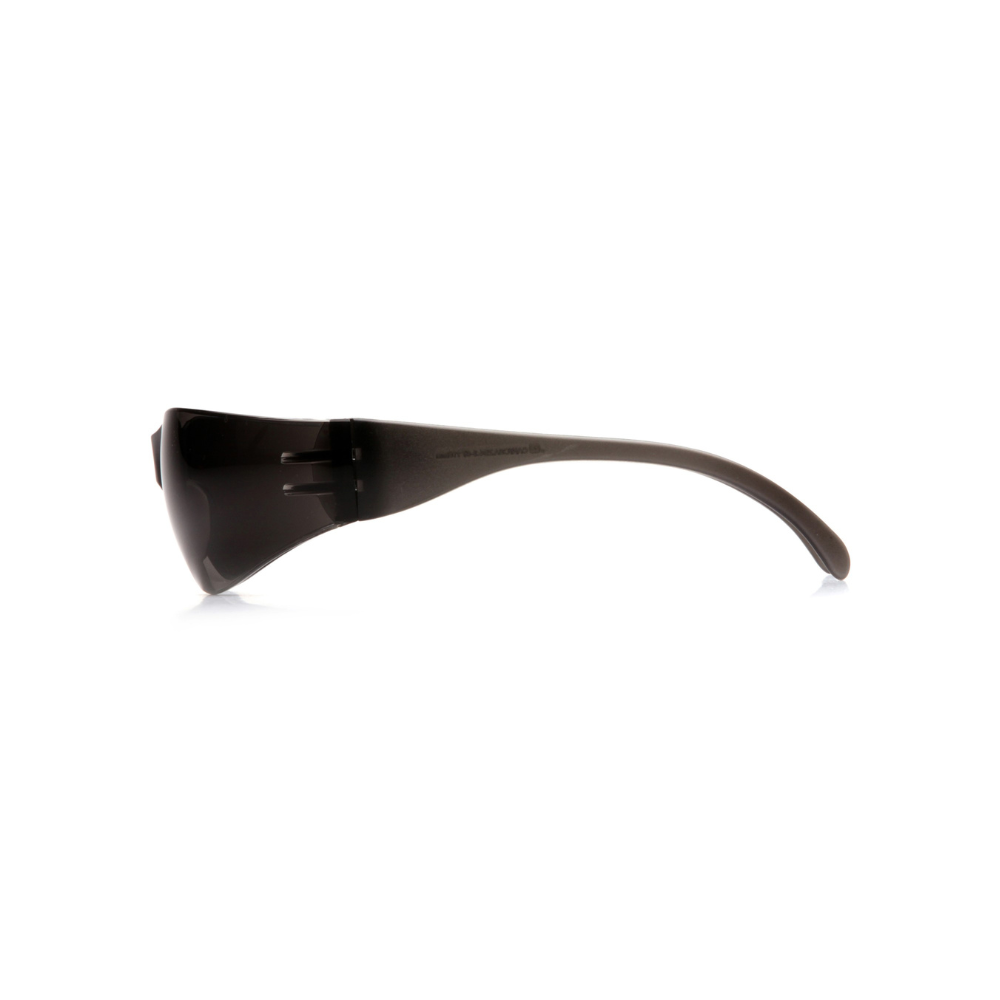 Pyramex S4120S Intruder Safety Glasses – Gray Lens, Clear Frame, Lightweight Eye Protection
