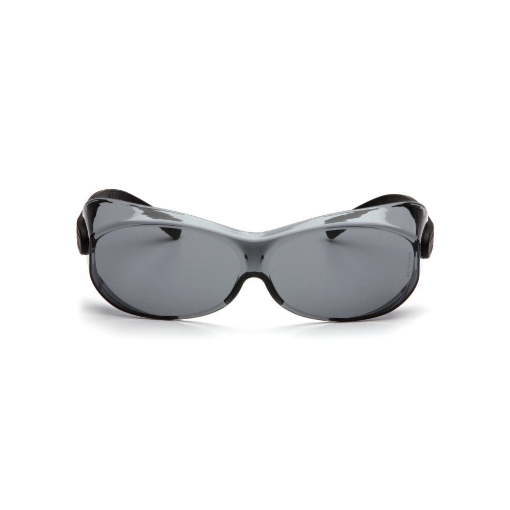 Pyramex S7520SJ Gray OTS XL Safety Glasses – Over-Prescription Protective Eyewear with Wraparound Lens