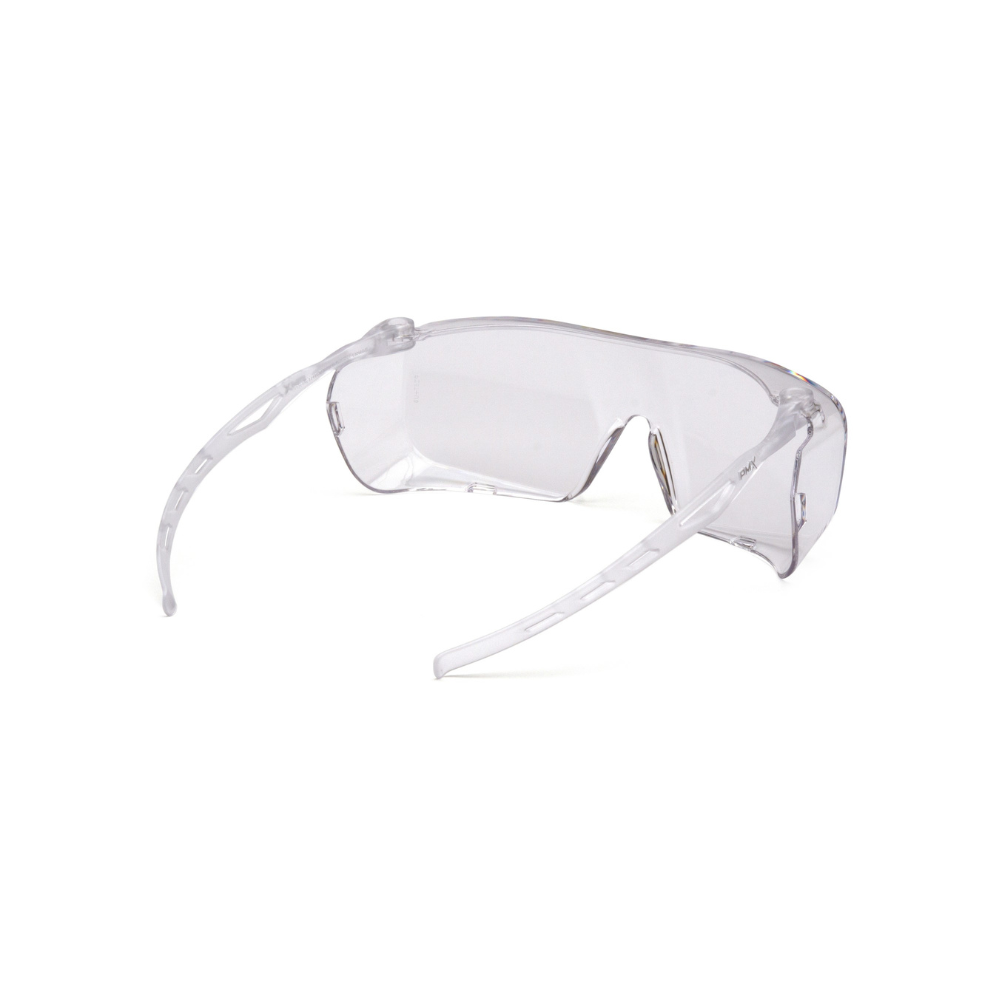 Pyramex S9910ST Clear H2X Anti-Fog OTG Safety Glasses – Over-Prescription Wraparound Protective Eyewear