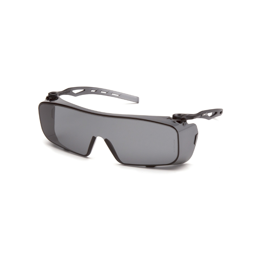 Pyramex S9920ST Gray H2X Anti-Fog Safety Glasses – Wraparound OTG Protective Eyewear