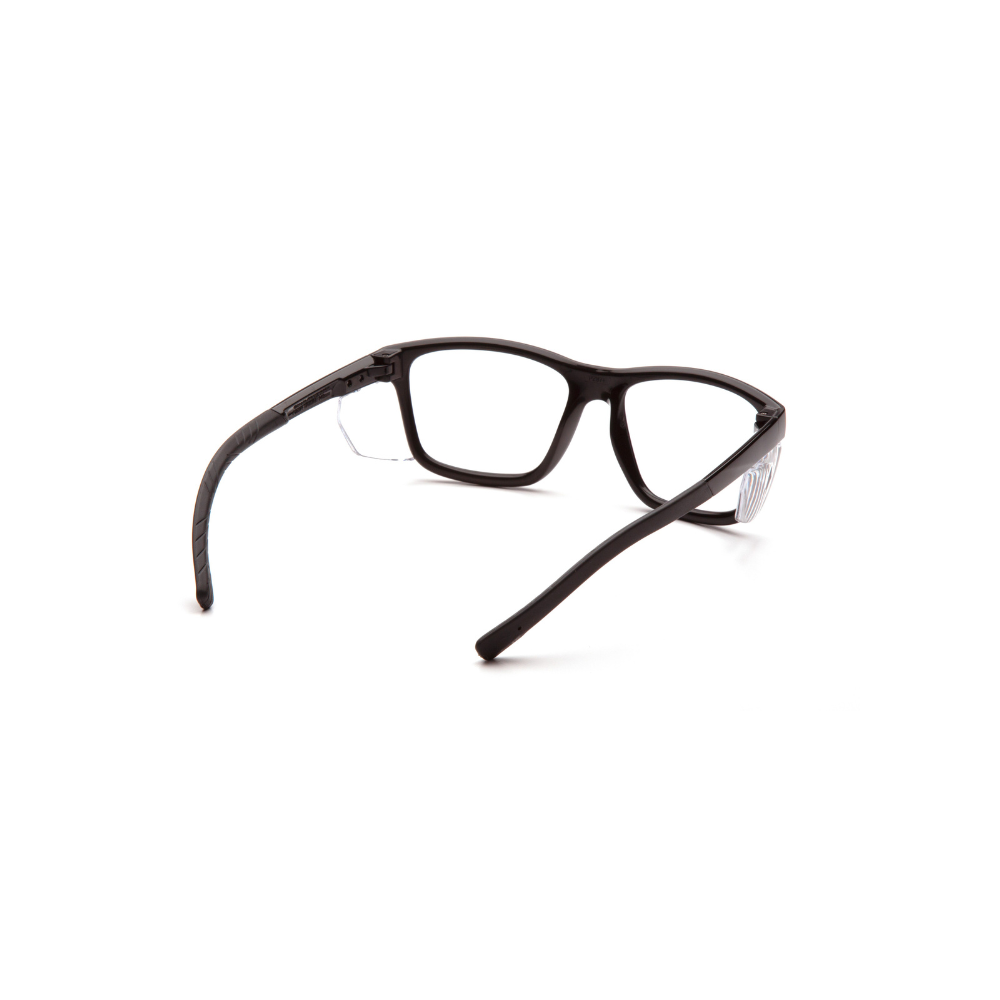 Pyramex SB10710D Clear Lens Safety Glasses – Full-Frame Protective Eyewear with Side Shields, Scratch-Resistant Polycarbonate & 99% UV Protection