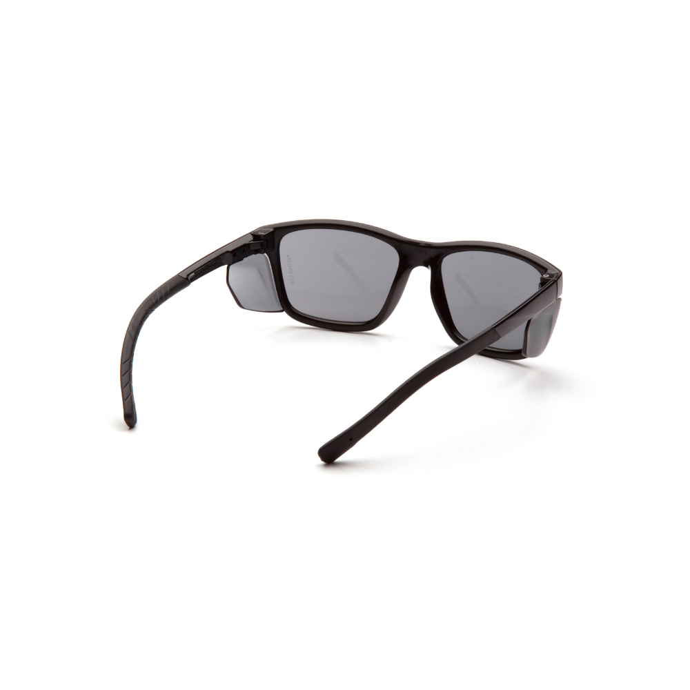 Pyramex SB10720D Gray Lens Safety Glasses – Full-Frame Polycarbonate Eye Protection with Side Shield & UV Blocking