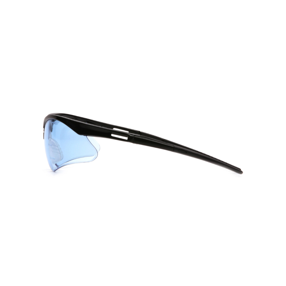 Pyramex SB6360SP Infinity Blue Lens Safety Glasses – Wraparound Protective Eyewear with 99% UV & Anti-Scratch Lens