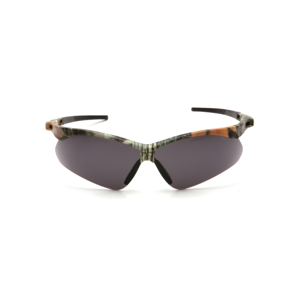 Pyramex SCM6320STP Camo Frame Gray Anti-Fog Safety Glasses – Wraparound Protective Eyewear for Eye Safety & Clarity