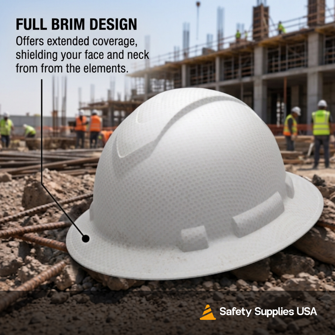 Custom Pyramex Ridgeline Hydro Dipped Full Brim Hard Hat - ANSI Type 1 - Class C, G, E