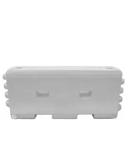 Water-Filled Traffic Barrier – 6 Ft Plastic Construction Barricade with Interlocking Design and Fillable Base