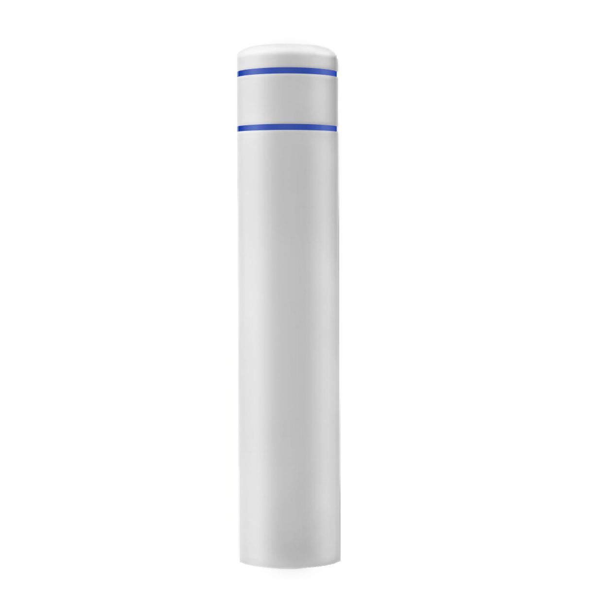 12 3/4-Inch x 60-Inch Bollard Cover with Reflective Stripes