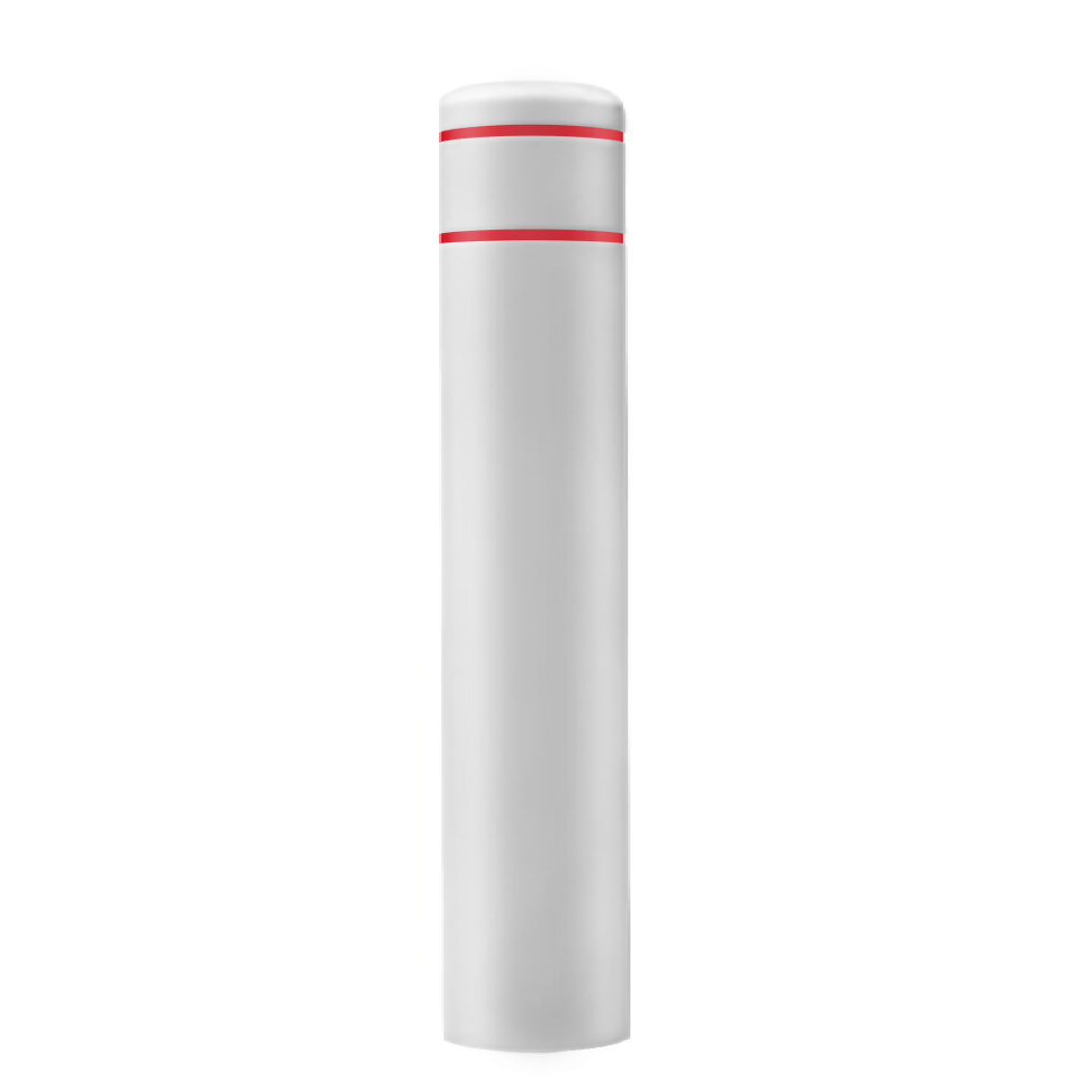 12 3/4-Inch x 60-Inch Bollard Cover with Reflective Stripes