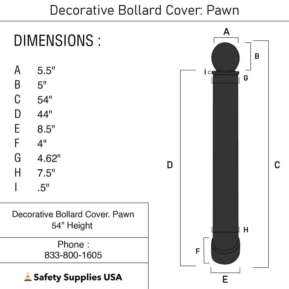 Decorative Bollard Cover