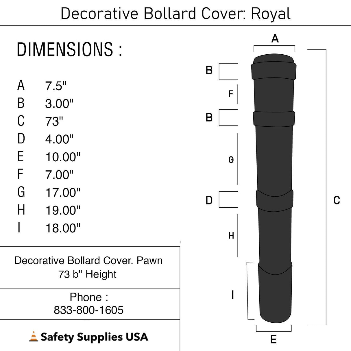 Decorative Bollard Cover