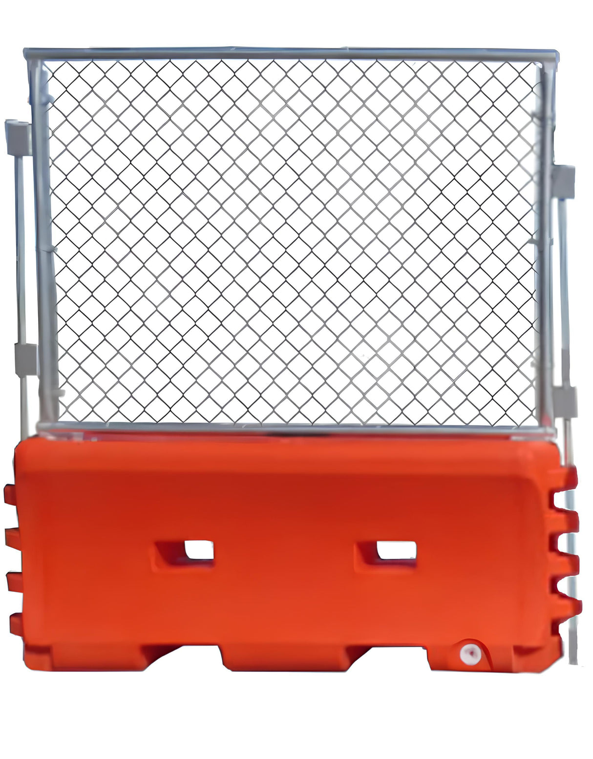Water-Filled Traffic Barrier – 6 Ft Plastic Construction Barricade with Interlocking Design and Fillable Base