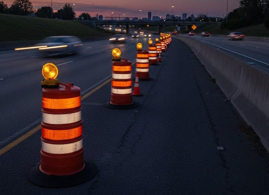 How to Install Traffic Drums Right in High-Wind Areas