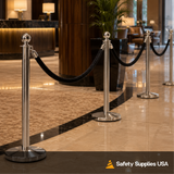 1.5 Inch Velour Stanchion Rope | 4 Ft to 12 Ft