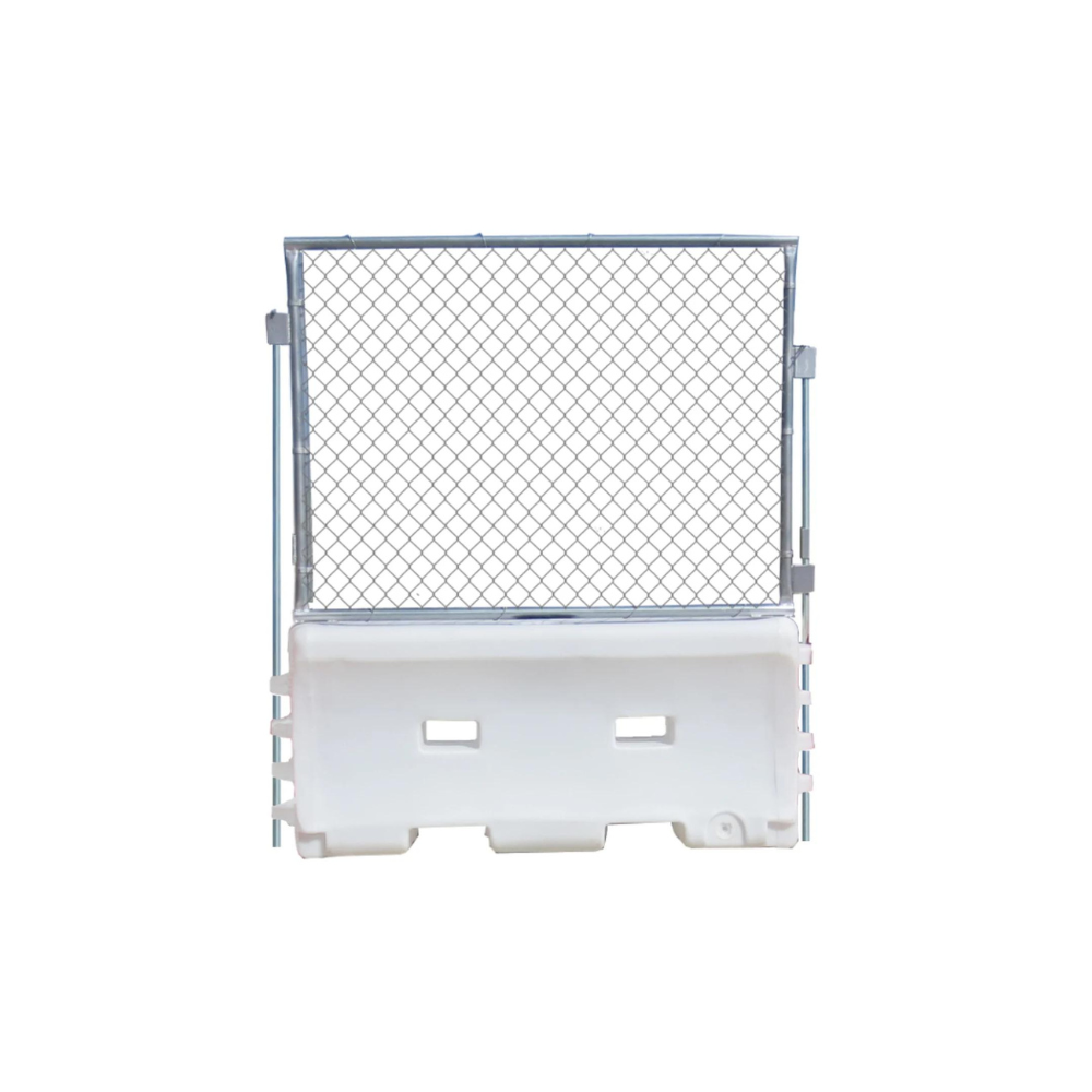 Water-Filled Traffic Barrier – 6 Ft Plastic Construction Barricade with Interlocking Design and Fillable Base