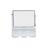 Water-Filled Traffic Barrier – 6 Ft Plastic Construction Barricade with Interlocking Design and Fillable Base