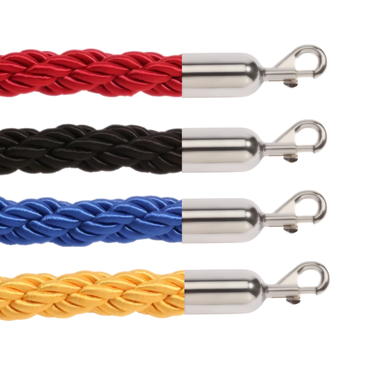 1 Inch Braided Stanchion Rope | 6 Ft or 8 Ft – Safety Supplies USA