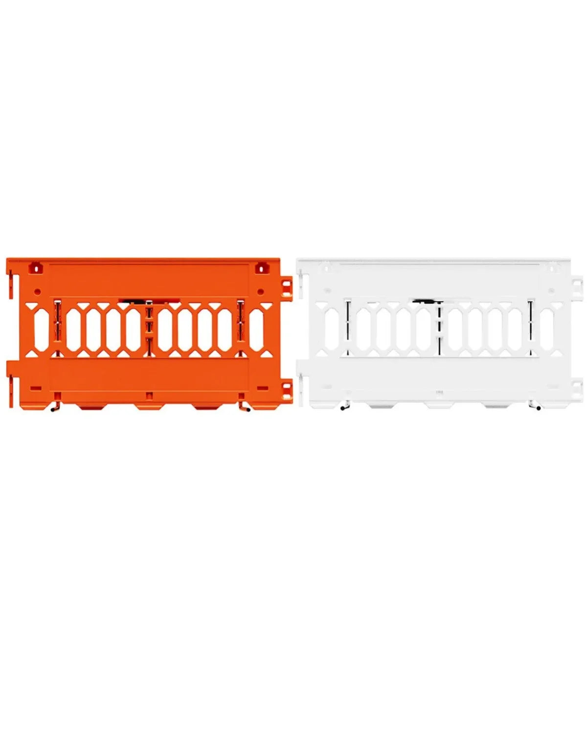 ADA-Compliant Pedestrian Barricade – Interlocking Pathway Barrier with Reflective Panels, 6 Ft Length