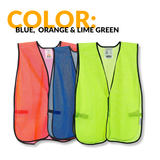 Hi-Vis Safety Vest, Mesh